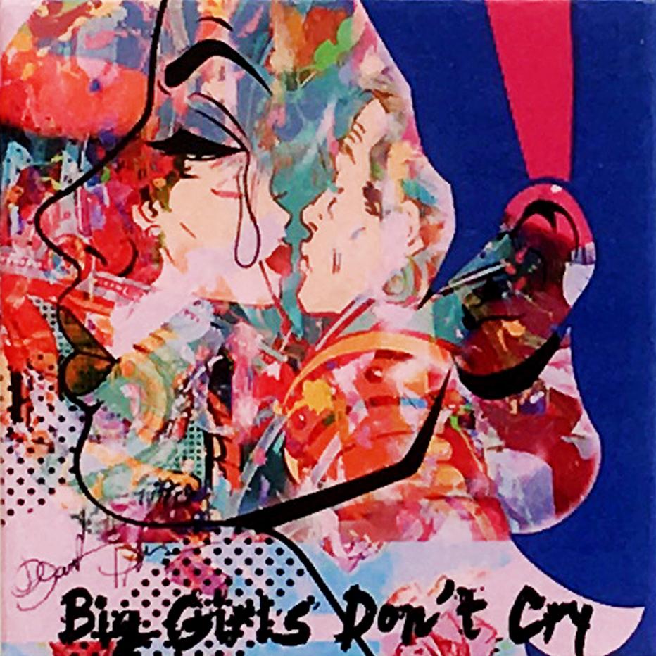 Big Girls Don't Cry, Mixed Media - Mixed Media Art by Dganit Blechner