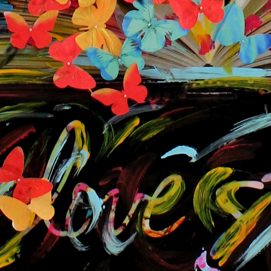 Love Story - Contemporary Mixed Media Art by Dganit Blechner