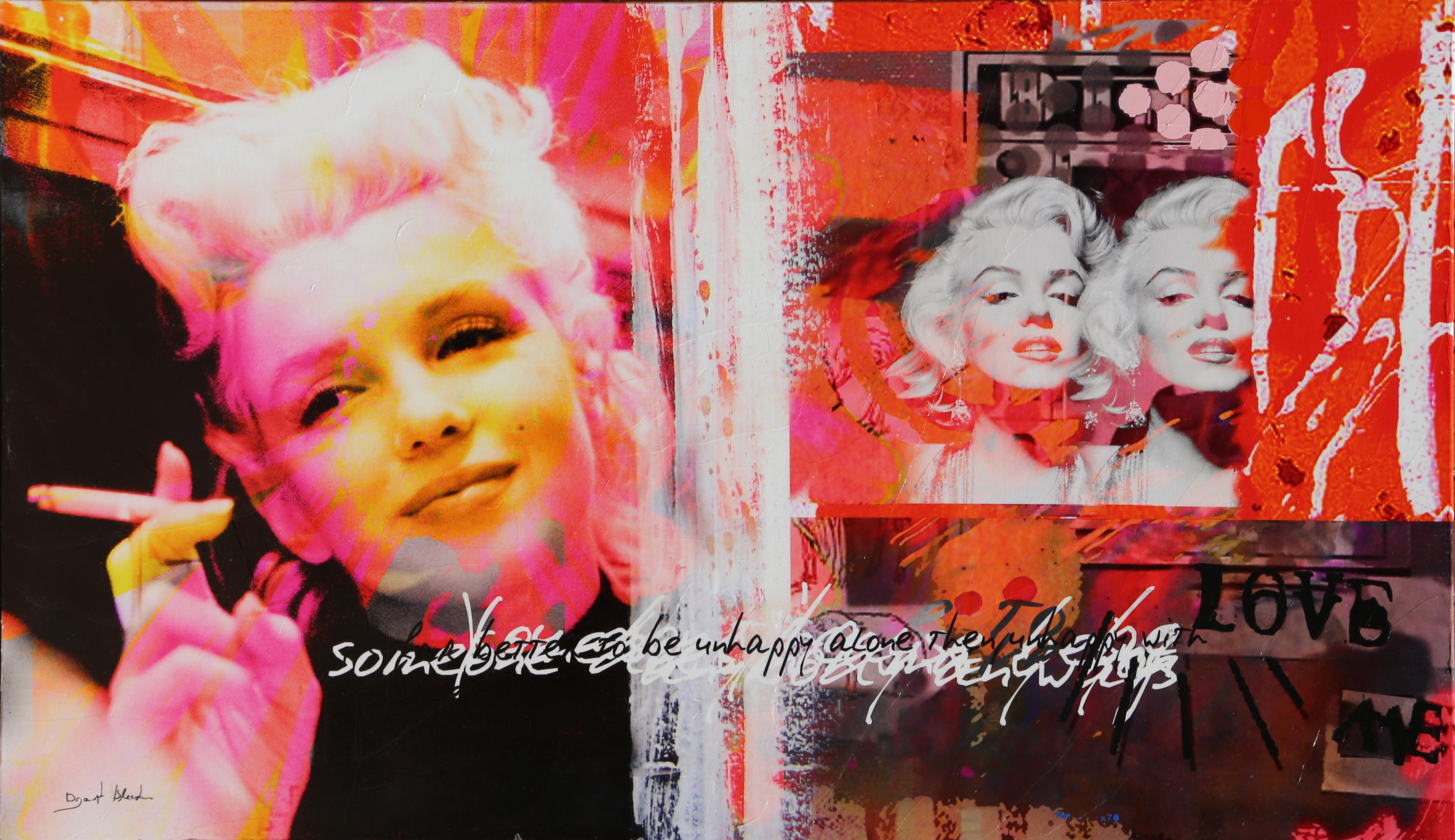 Sérigraphie sur toile « Marilyn Monroe » de Dganit Blechner