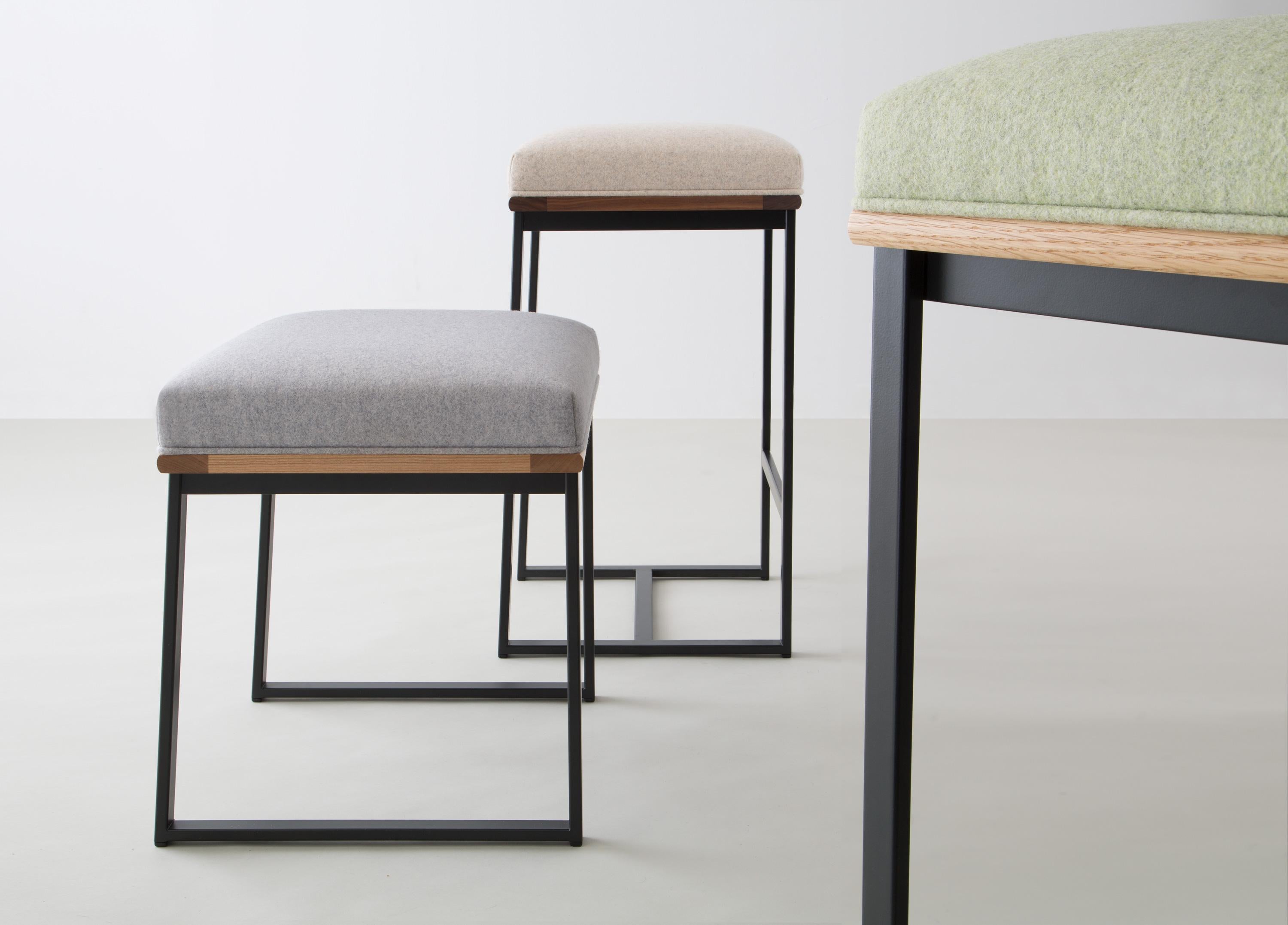 Tabouret de salle à manger DGD, rembourrage en feutre, bouclé ou COM, fabriqué aux États-Unis 2