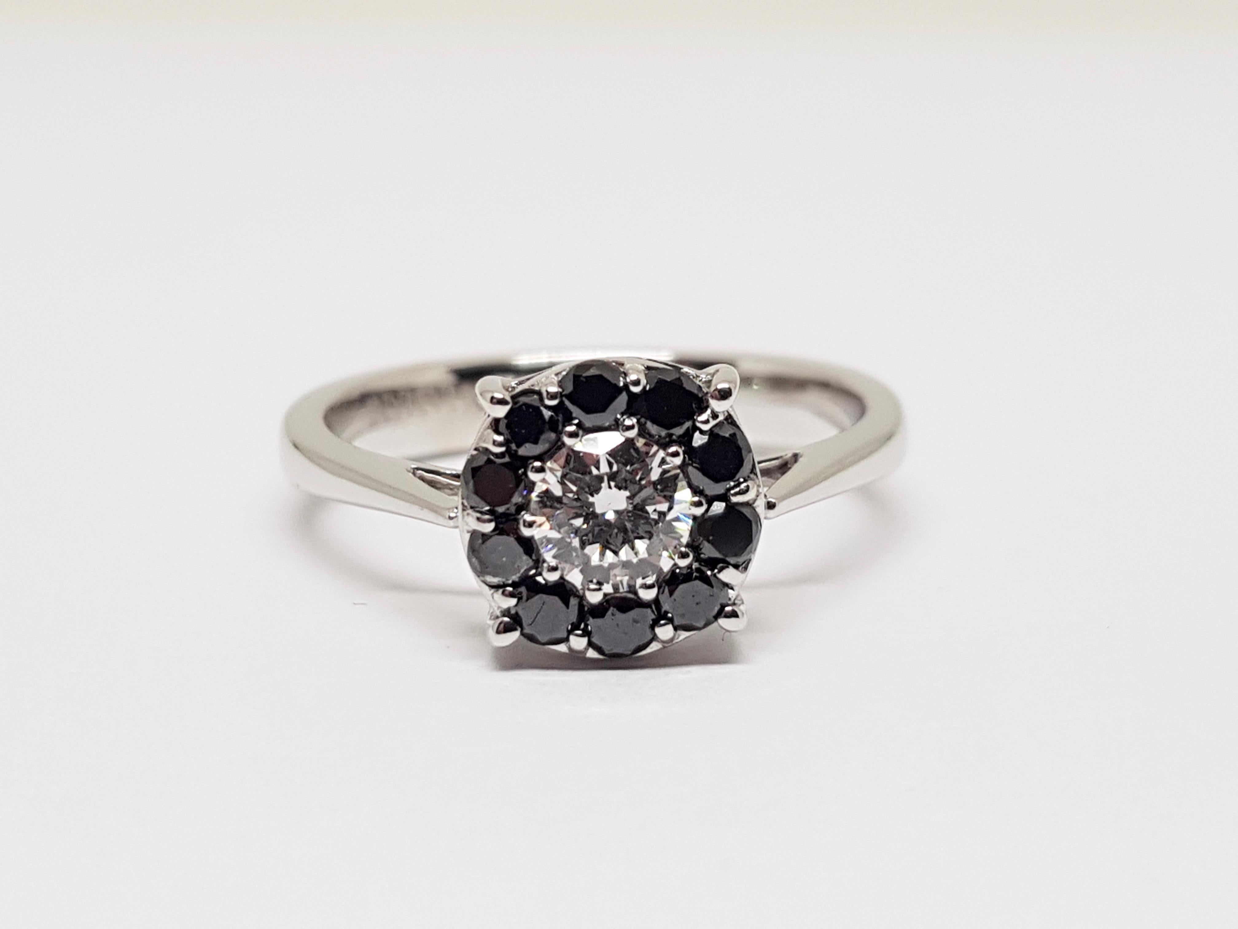Contemporary Dhamani Diamond Engagement Ring For Sale