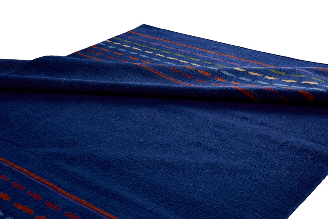Handgeknüpfter Eco-Luxury-Teppich „Dhanu“ aus nachhaltiger Wolle, Maße 170 x 240 cm (Nepalesisch) im Angebot