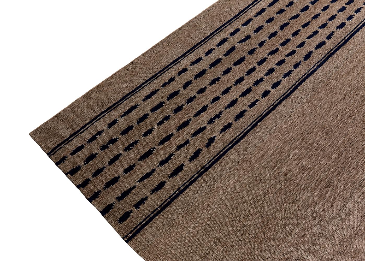 Handgeknüpfter Teppich „Dhanu“ aus nachhaltiger Wolle und Allo, 170 x 240 cm (Moderne) im Angebot
