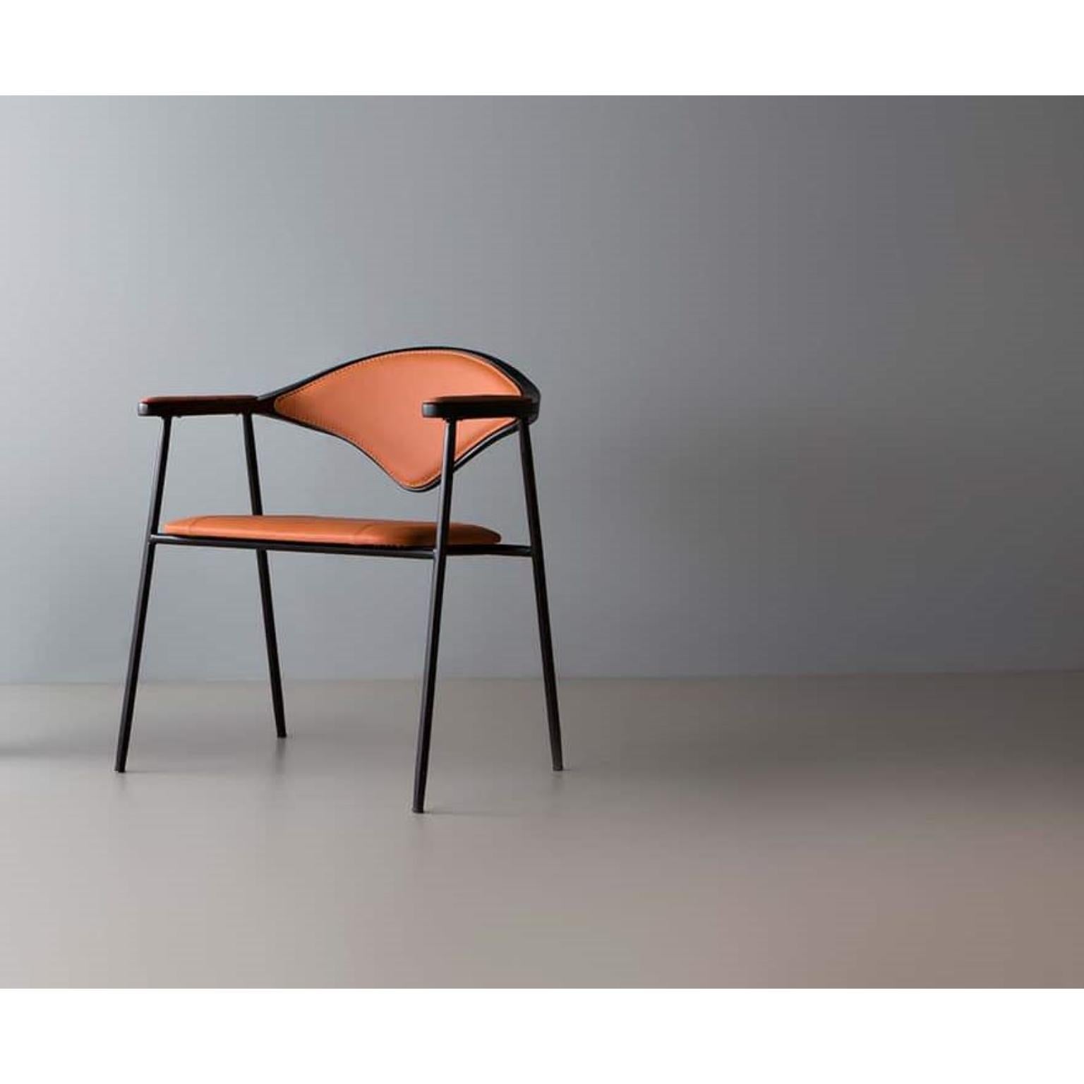 Dhira Chair by Doimo Brasil
Dimensions: W 63 x D 60 x H 74 cm 
Materials: Metal and fiberglass chair with upholstered seat..


With the intention of providing good taste and personality, Doimo deciphers trends and follows the evolution of man and