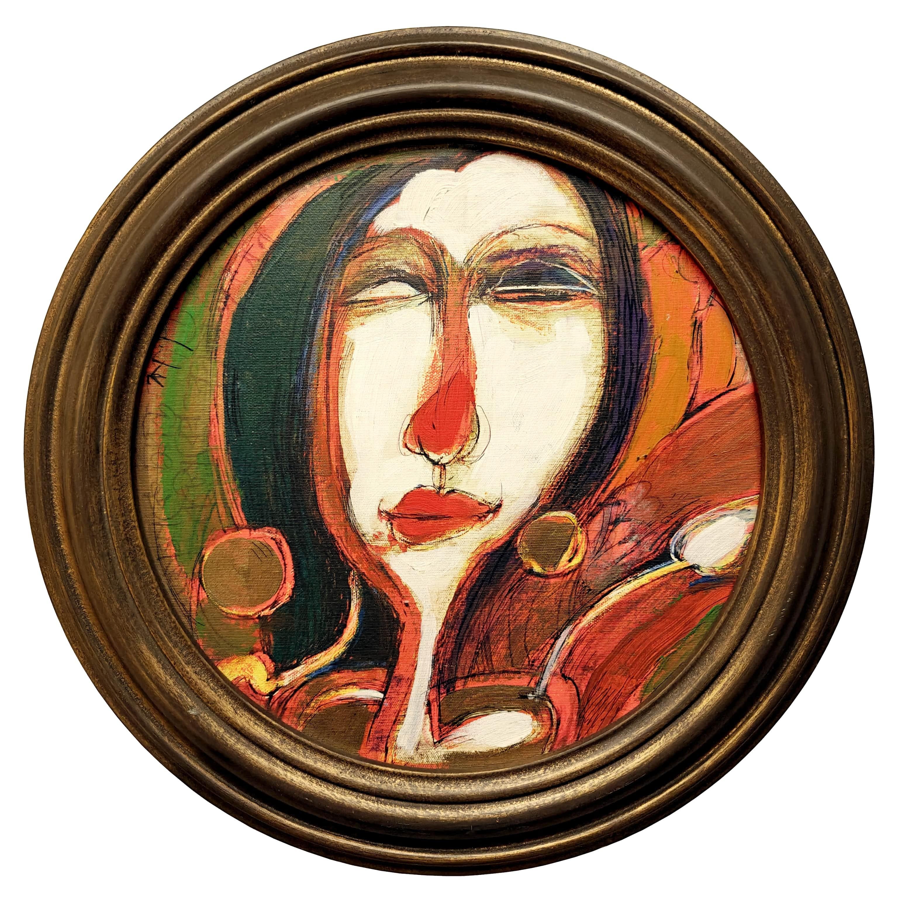 Untitled, Acrylic on Canvas Board, Color by Dhiraj Chowdhury 