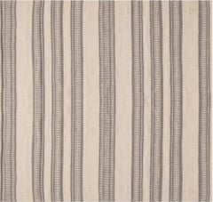 Dhurrie Contemporary Vertical Stripes Flatweave Carpet In Beige "Doric"