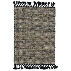 Tapis Kilim Dhurrie à tissage plat avec style de maison de lac moderne, tapis sur mesure