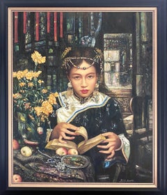 « Palace », portrait photoréaliste à l'huile signé par Di Li Feng