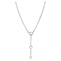 Di Modolo Collier Tempio convertible en or blanc 18 carats avec diamants de 0,85 carat