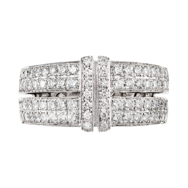 Di Modolo 1.72 Carat Diamond White Gold Quadria Band Ring at 1stDibs ...