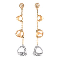 Di Modolo 18K Gelb- und Weißgold 0,58ct Diamant Ohrringe DM02-121823