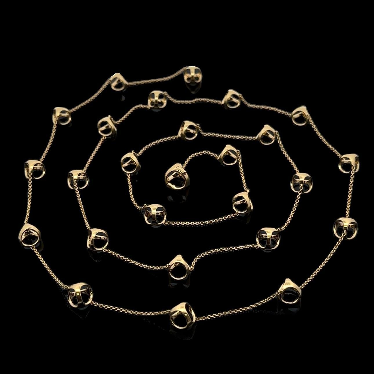MATERIAL: Massives 18k Gelbgold
Gewicht: 35,48 Gramm
Kette Typ: 42 Zoll - Offene Station mit Kabelverbindung - Versteckter Schnappverschluss mit Sicherheitsverriegelung
Dicke: 9,5 mm (0,37) (an der offenen Station) - 1 mm (an der Kabelverbindung)