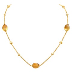 Di Modolo Collier Triadora en or 18 carats et citrine