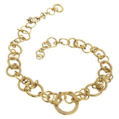 Di Modolo Diamond Yellow Gold Tempia Necklace