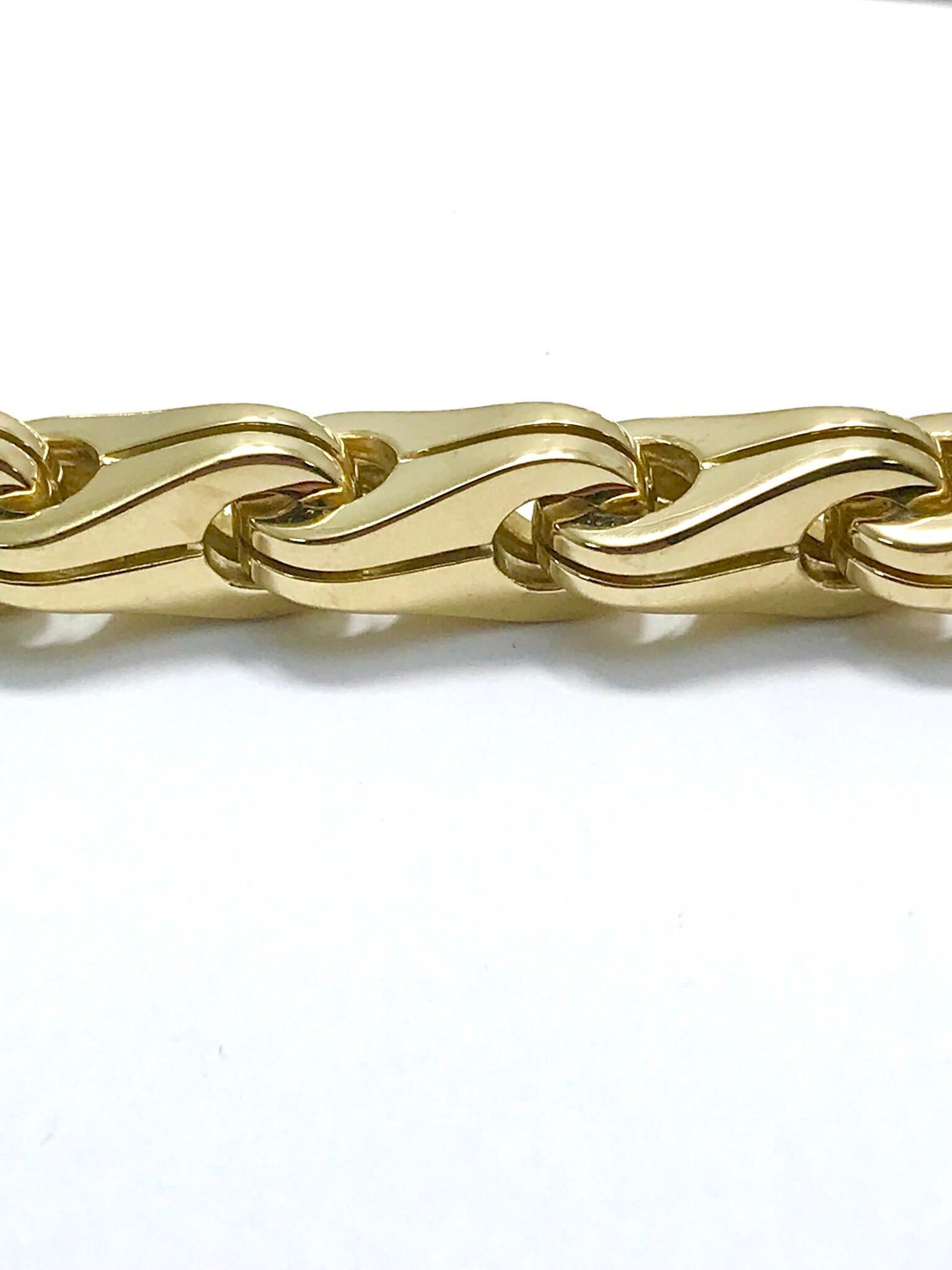 Di Modolo Tempia Halskette aus 18 Karat Gelbgold mit 0,52 Karat Diamanten im Zustand „Hervorragend“ in Chevy Chase, MD