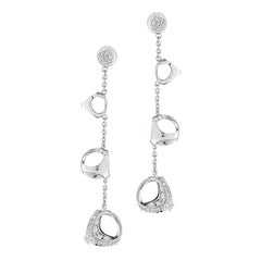 Di Modolo - Boucles d'oreilles triangulaires avec diamants