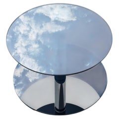 DIA Silver Mirror Glass 30cm Hand-crafted Contemporary Designer Side Table