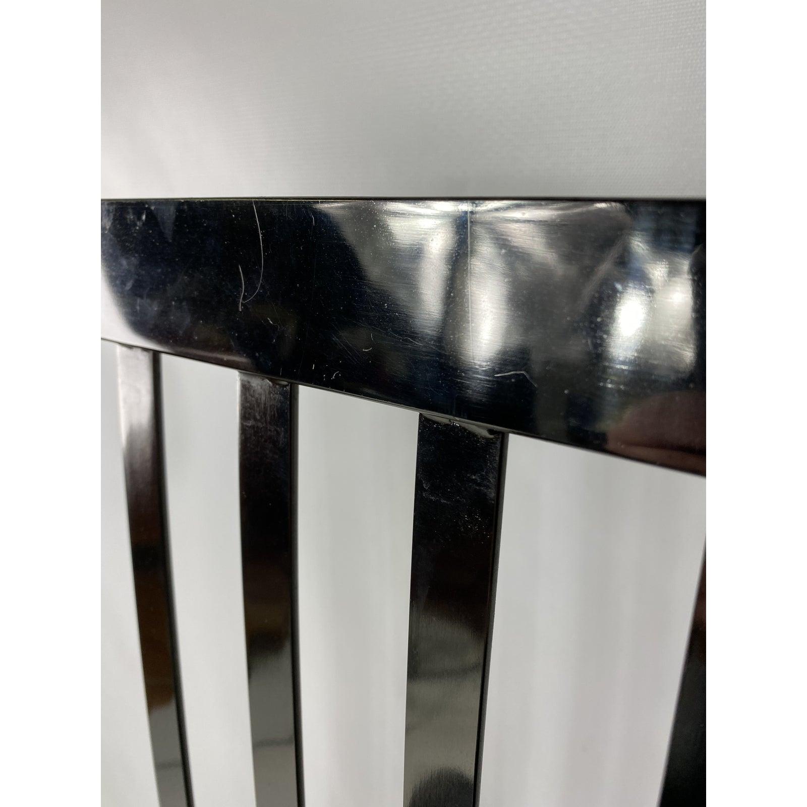 Dia Stylish Vintage Chrome High Back Dining Chairs Baughman Style, Set of 4 1