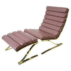 DIA Vintage 2 pc. Lounge Chair with Ottoman by Design Institute of America