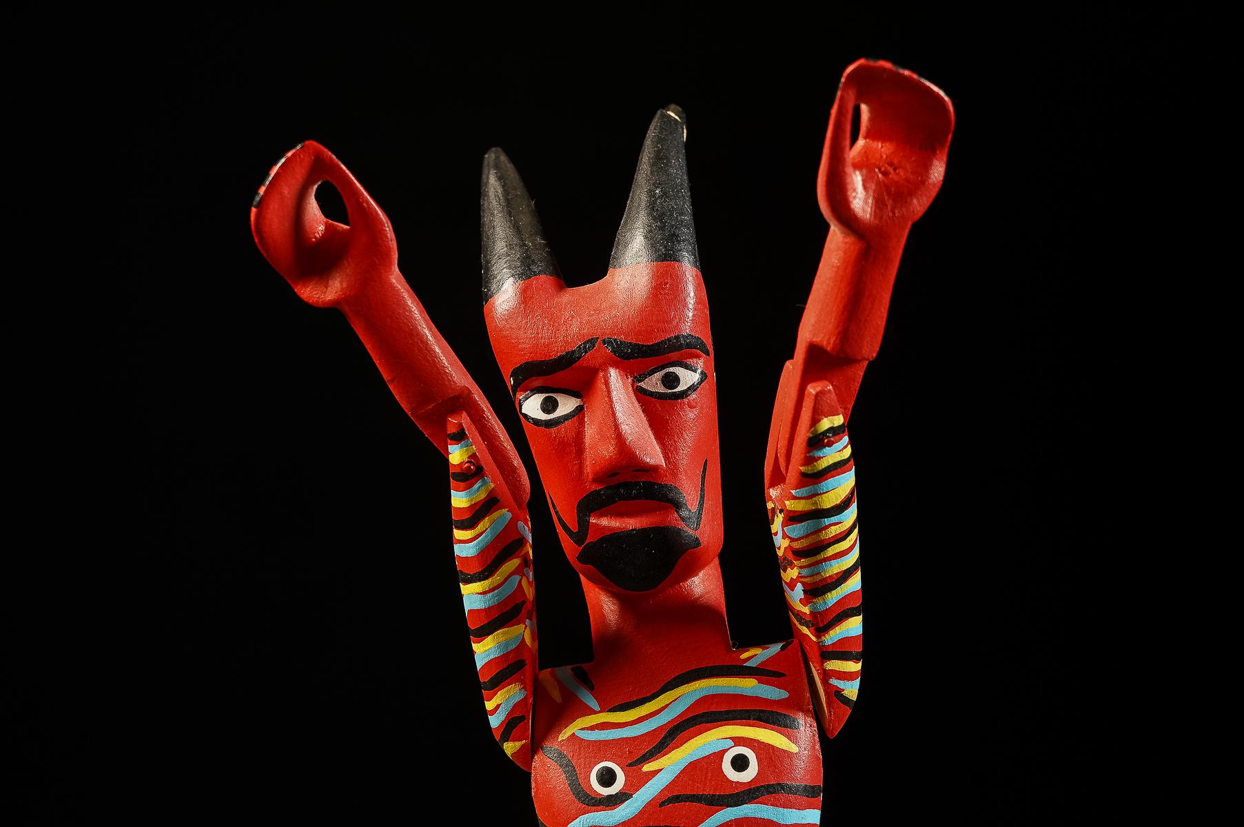 Autre Diablo Fálico  Alebrije contemporain articulé de Oaxaca en vente