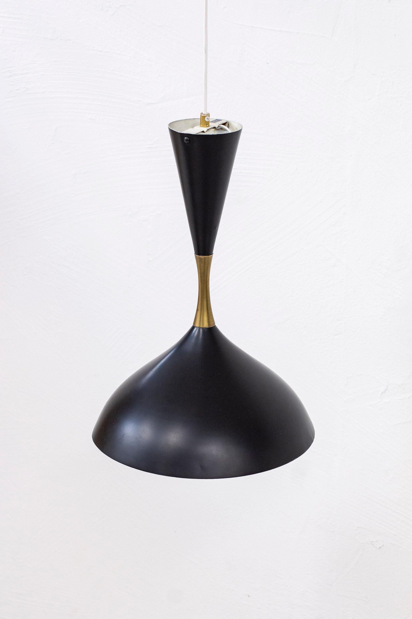 Scandinave moderne Plafonnier « Diabolo » de Svend Aage Holm Srensen, ASEA, Danemark, années 1950 en vente