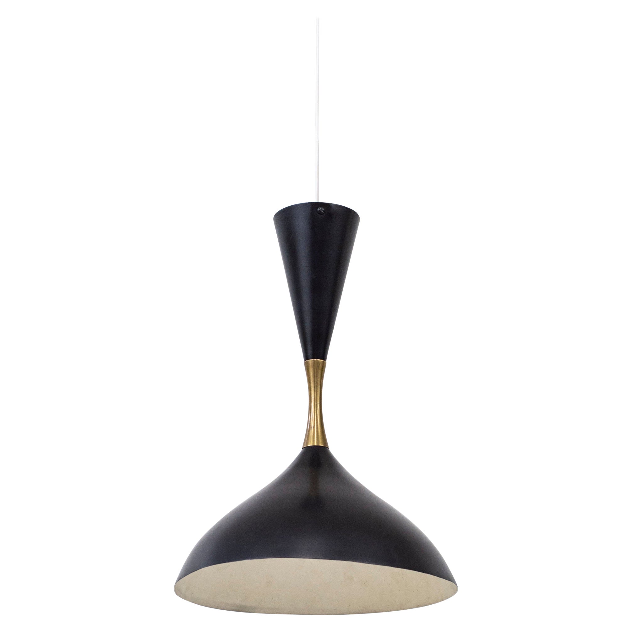Lampada da soffitto "Diabolo" di Svend Aage Holm Sørensen, ASEA, Danimarca, anni '50