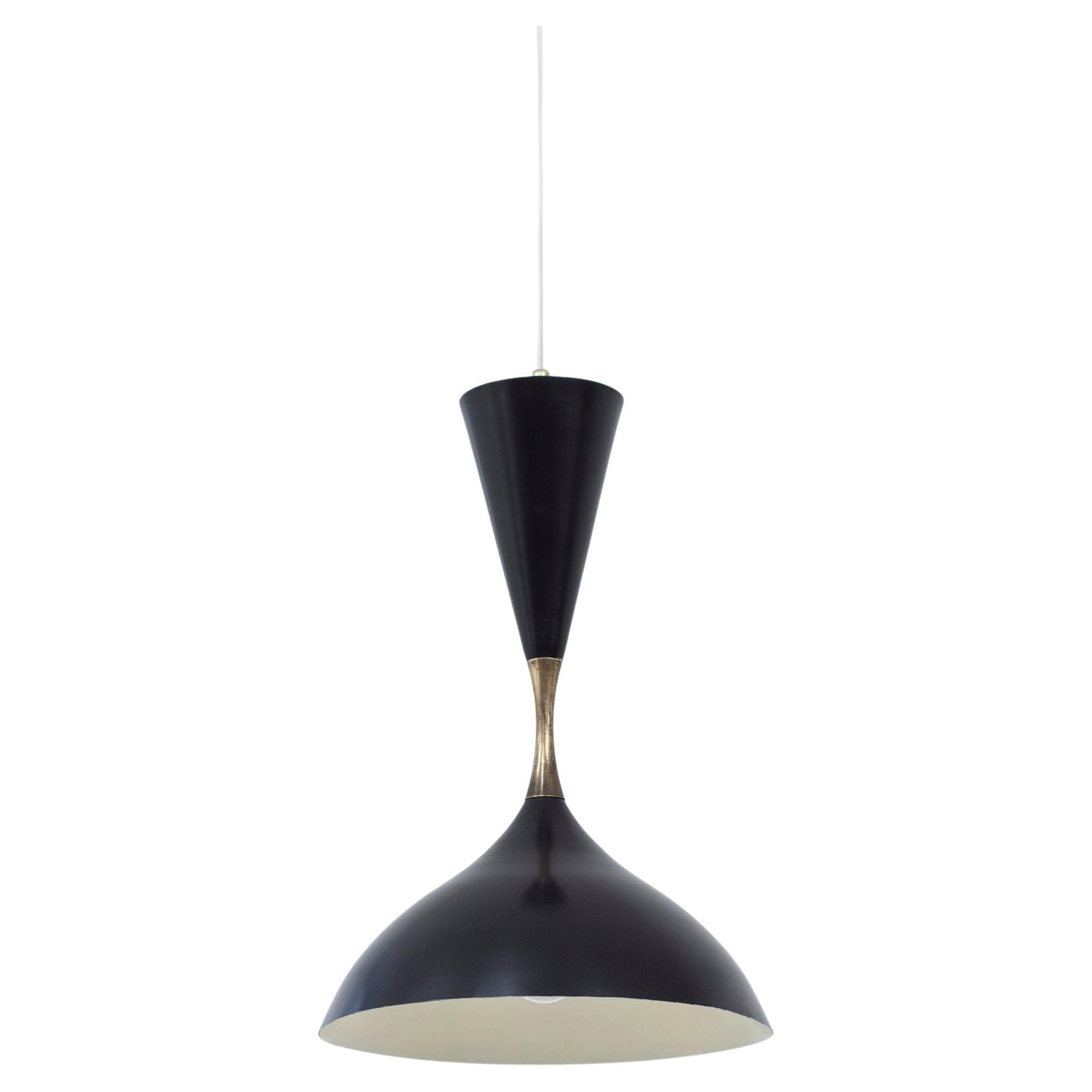 "Diabolo" Ceiling Lamp Designed by Svend Aage Holm Sørensen, Denmark, 1950s For Sale