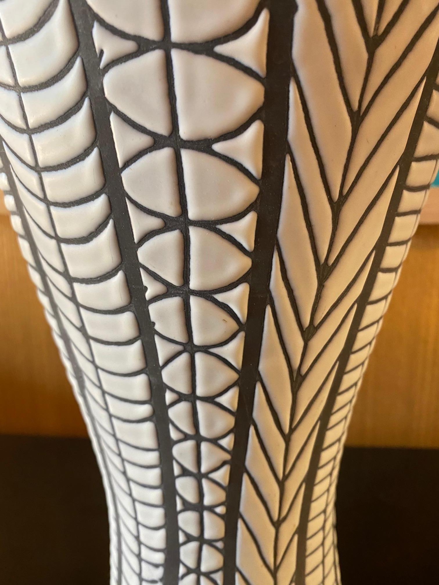 Francese Vaso in ceramica 