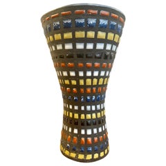 "Diabolo" Ceramic Vase, by Roger Capron, Vallauris