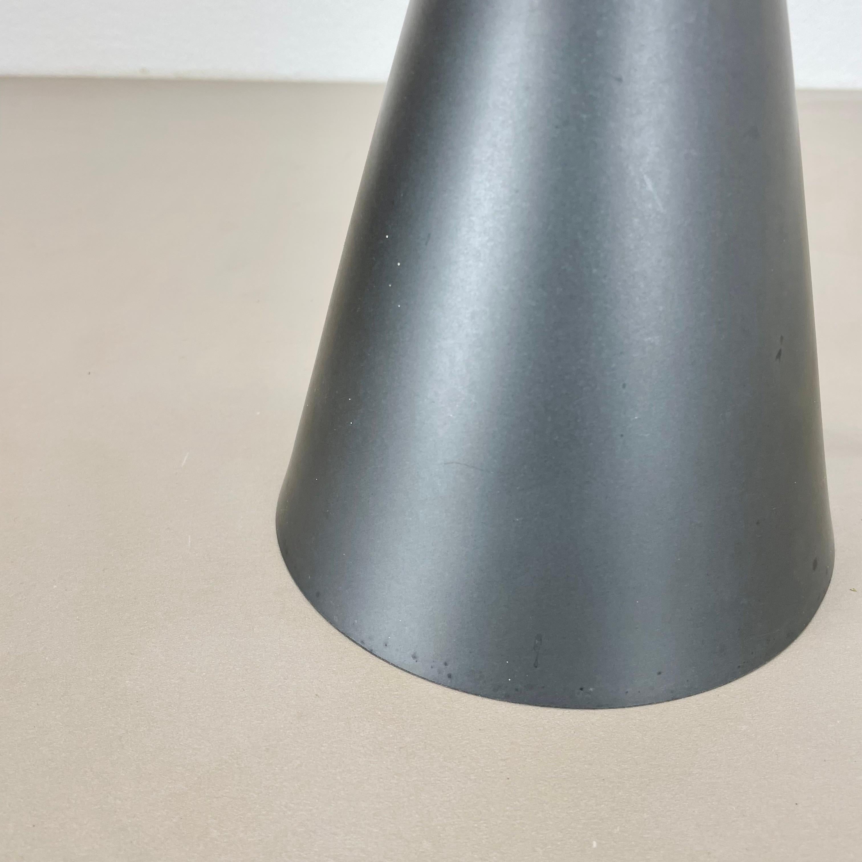 XX secolo Lampada a sospensione in metallo grigio stile Diabolo Stilnovo di BAG TURGI, Svizzera 1950 in vendita