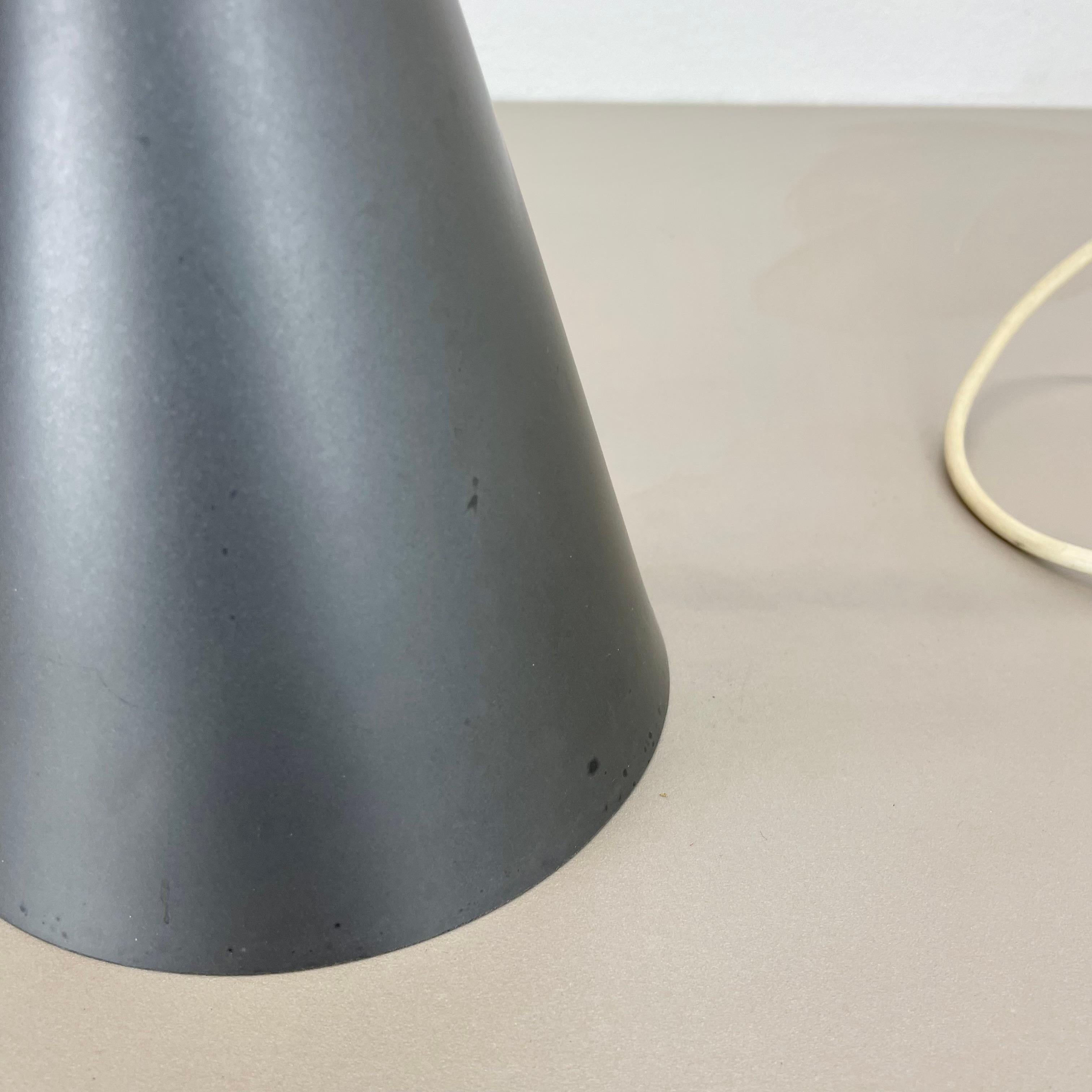 Metallo Lampada a sospensione in metallo grigio stile Diabolo Stilnovo di BAG TURGI, Svizzera 1950 in vendita