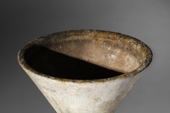 Jardinière Diabolo Willy Guhl en éthernite des années 1960