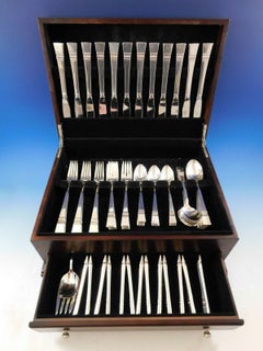 Diadem by Reed and Barton Sterling Silver Flatware Set for 12 Service 75 Pieces
