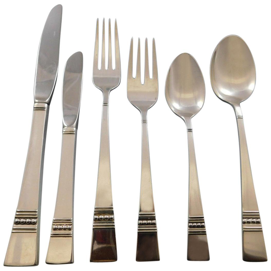 Diadem by Reed and Barton Sterling Silver Flatware Set for 12 Service 75 Pieces