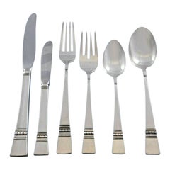 Diadem by Reed and Barton Sterling Silver Flatware Set for 12 Service 79 Pieces