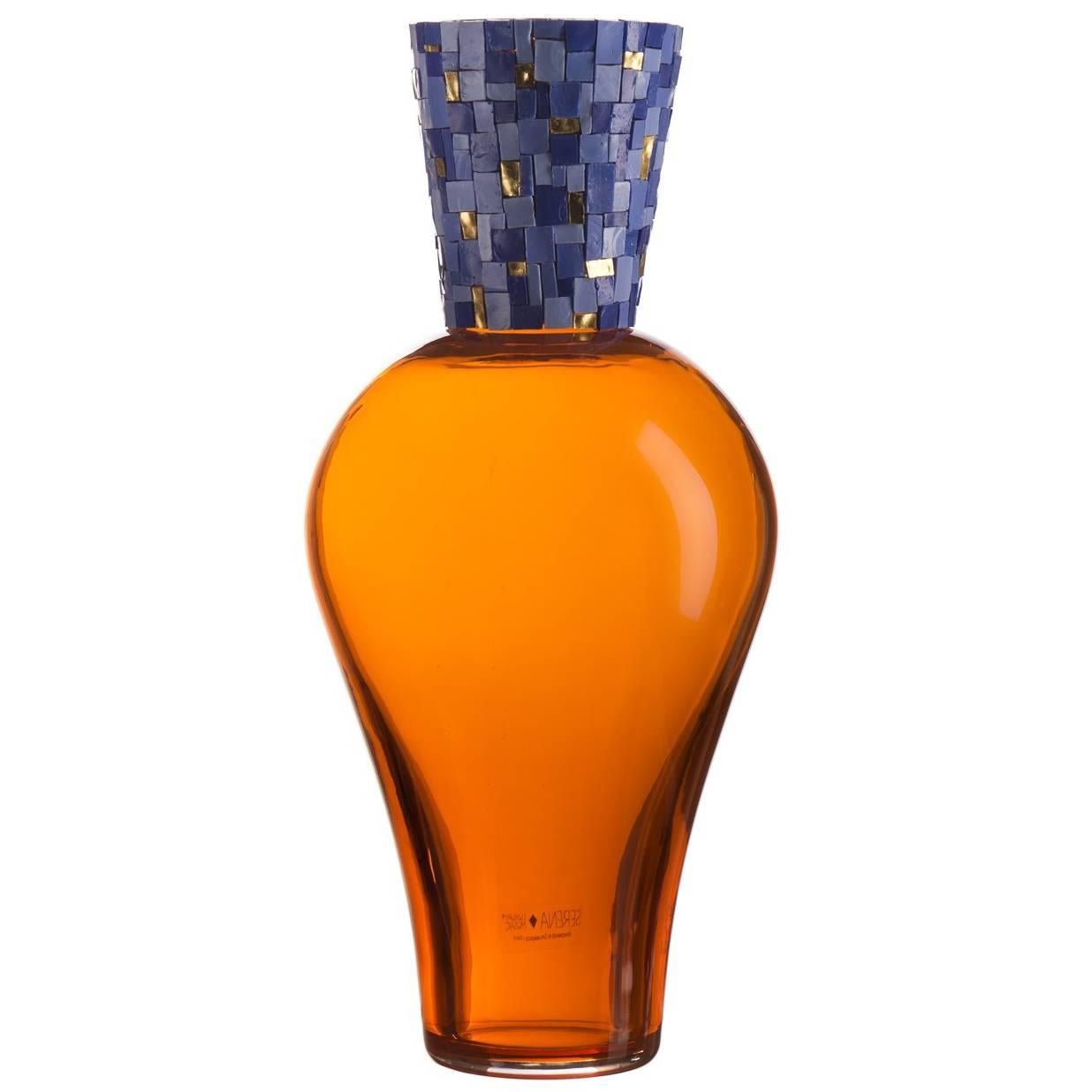 Diadema C Orange Vase