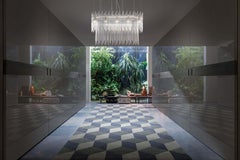 Diadema Chandelier C-2 in Crystal by Vistosi