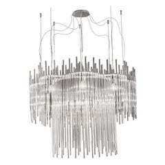 Diadema Chandelier C-2 in Crystal by Vistosi