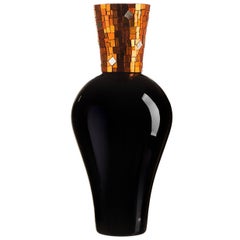 Diadema Gold Orange Vase