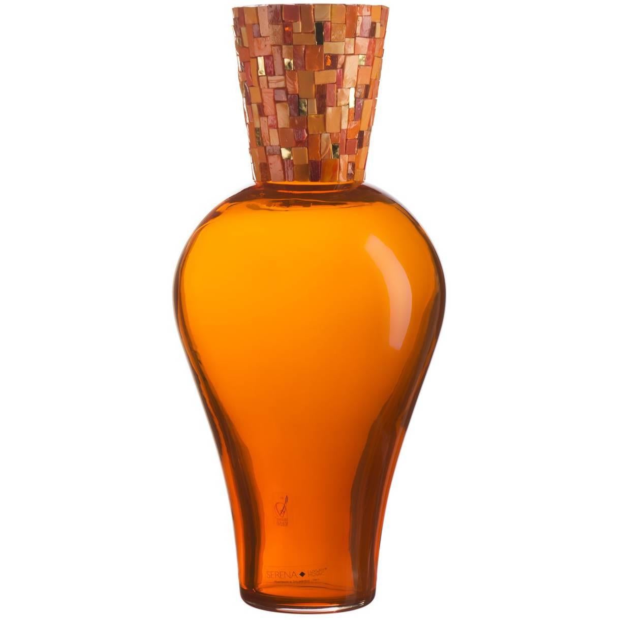 Diadema Orange Vase