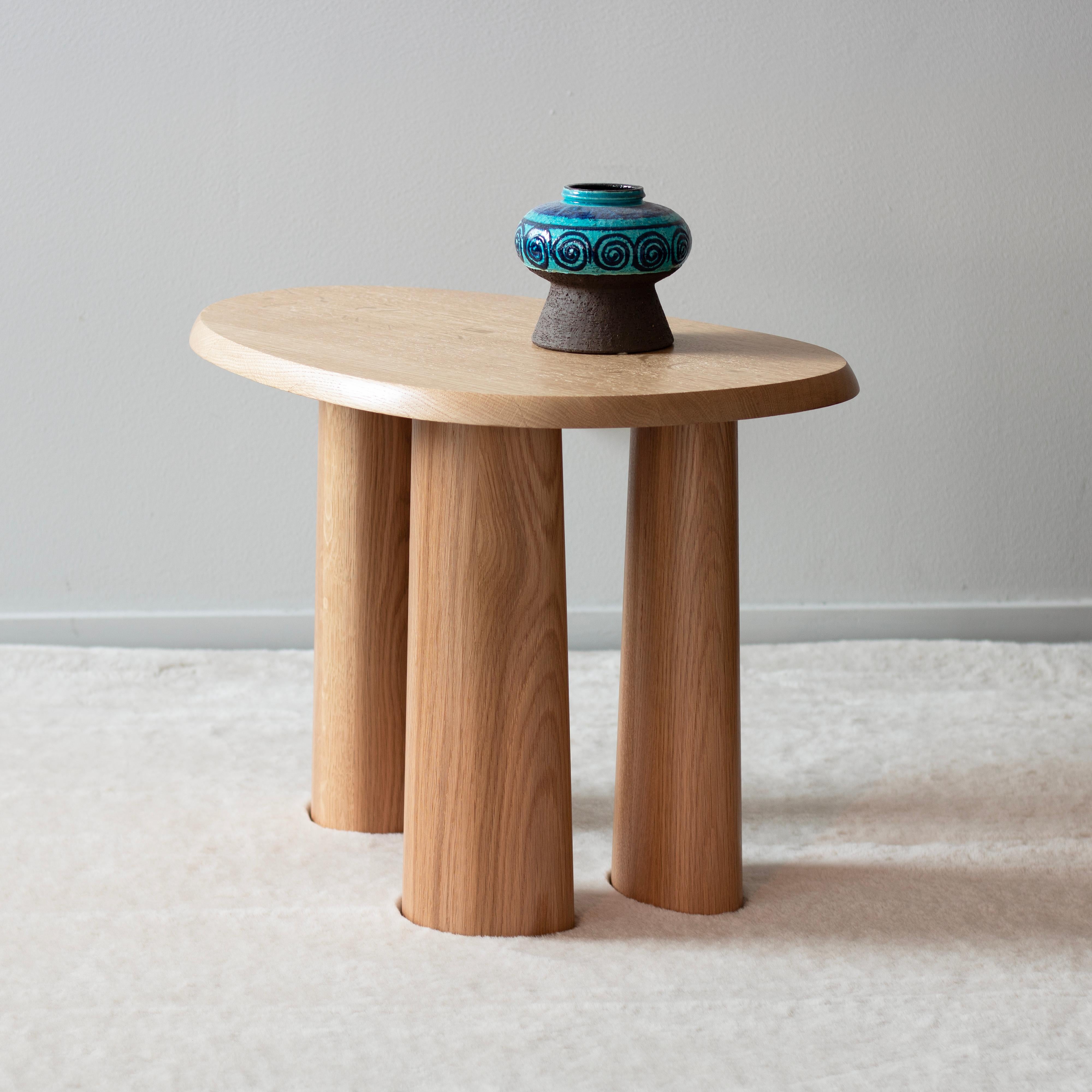 Diaform Side Table Lefanto – Oak For Sale 1