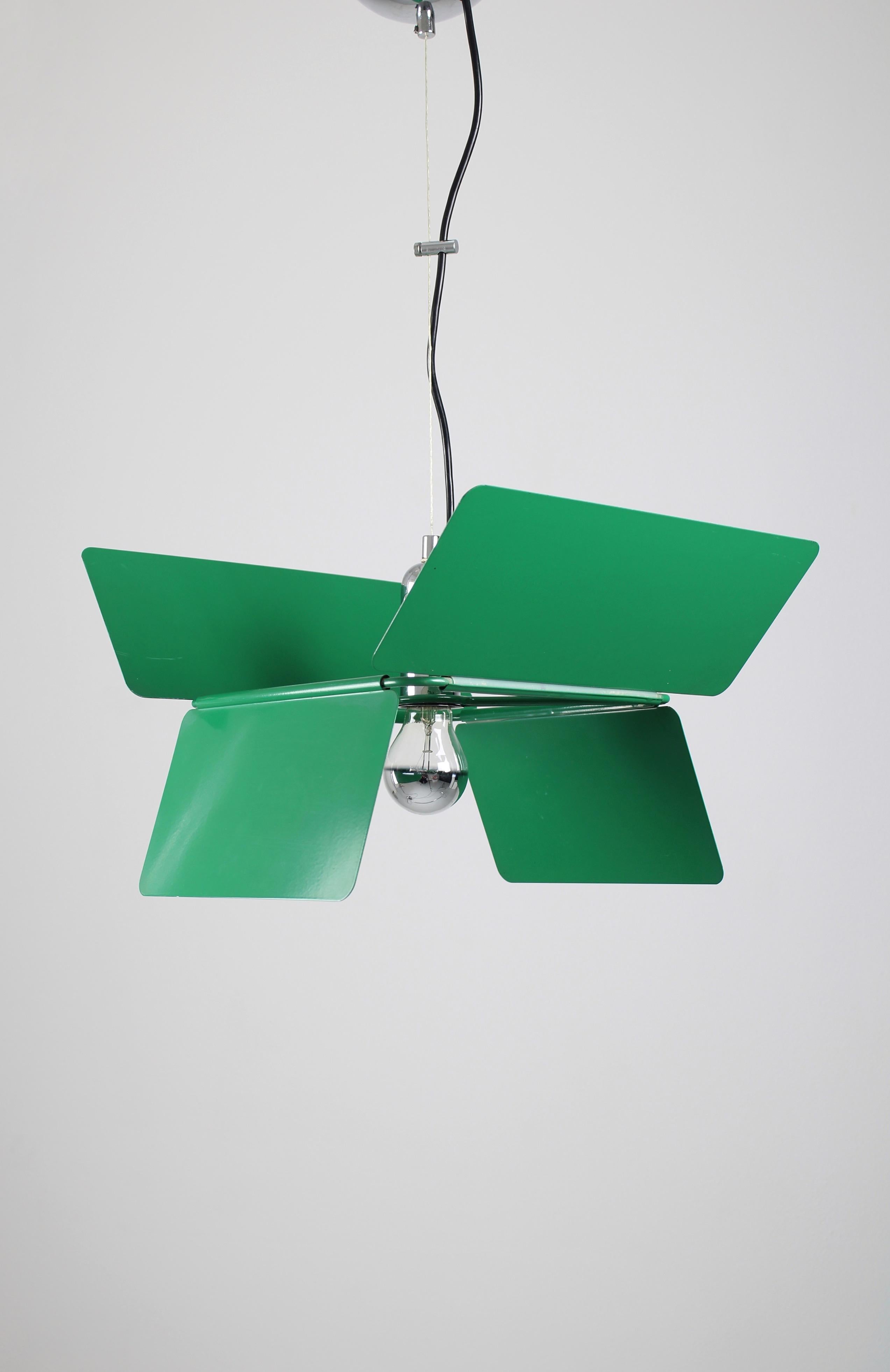 Diaframma pendant lamp by Fabio Lenci for Guzzini, 1974 For Sale 5