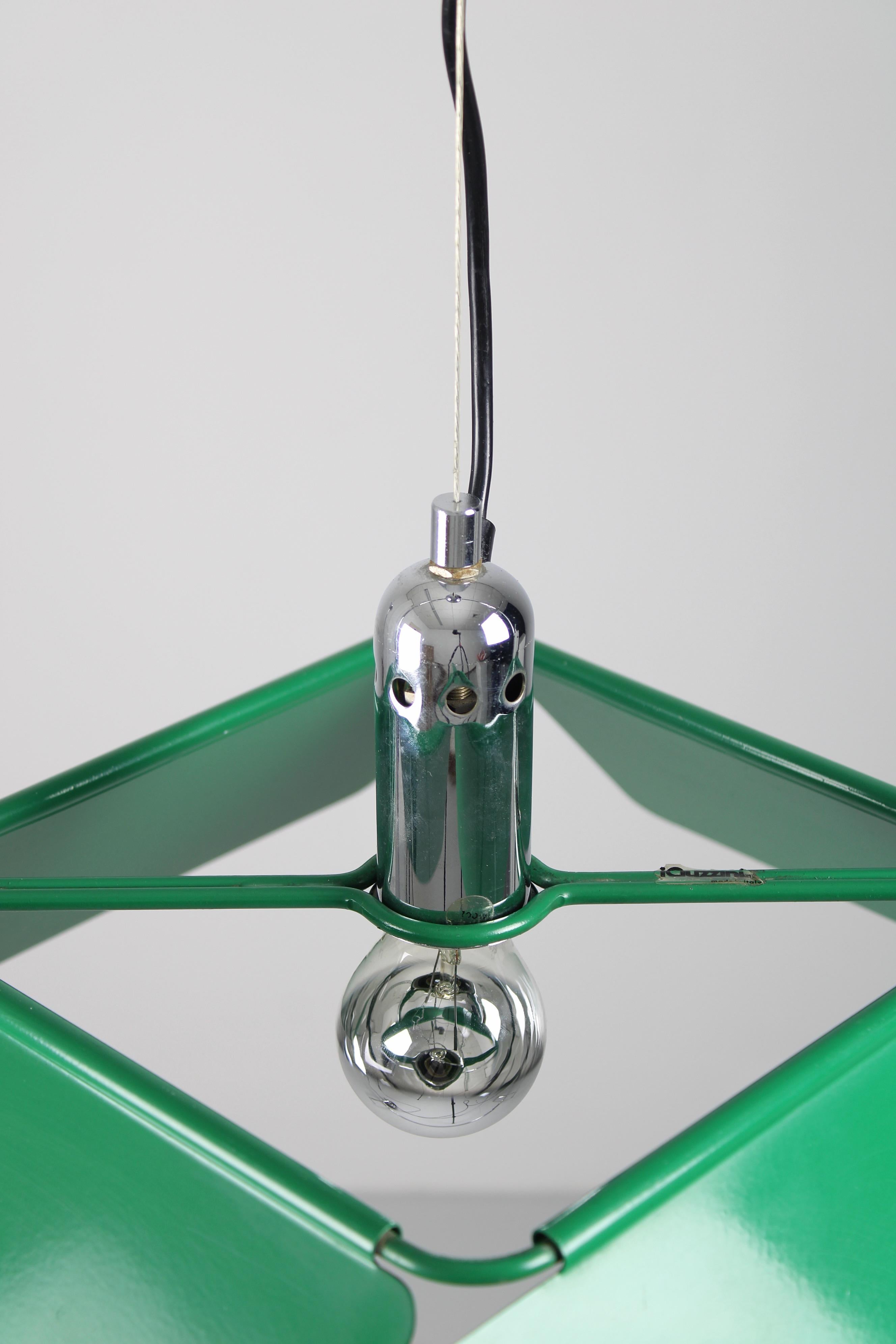 Late 20th Century Diaframma pendant lamp by Fabio Lenci for Guzzini, 1974 For Sale