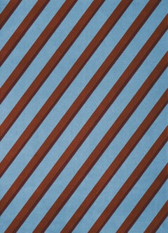 Diagnoal Wool Rug in Sky Blue, by Teklan - Scandinavian Design