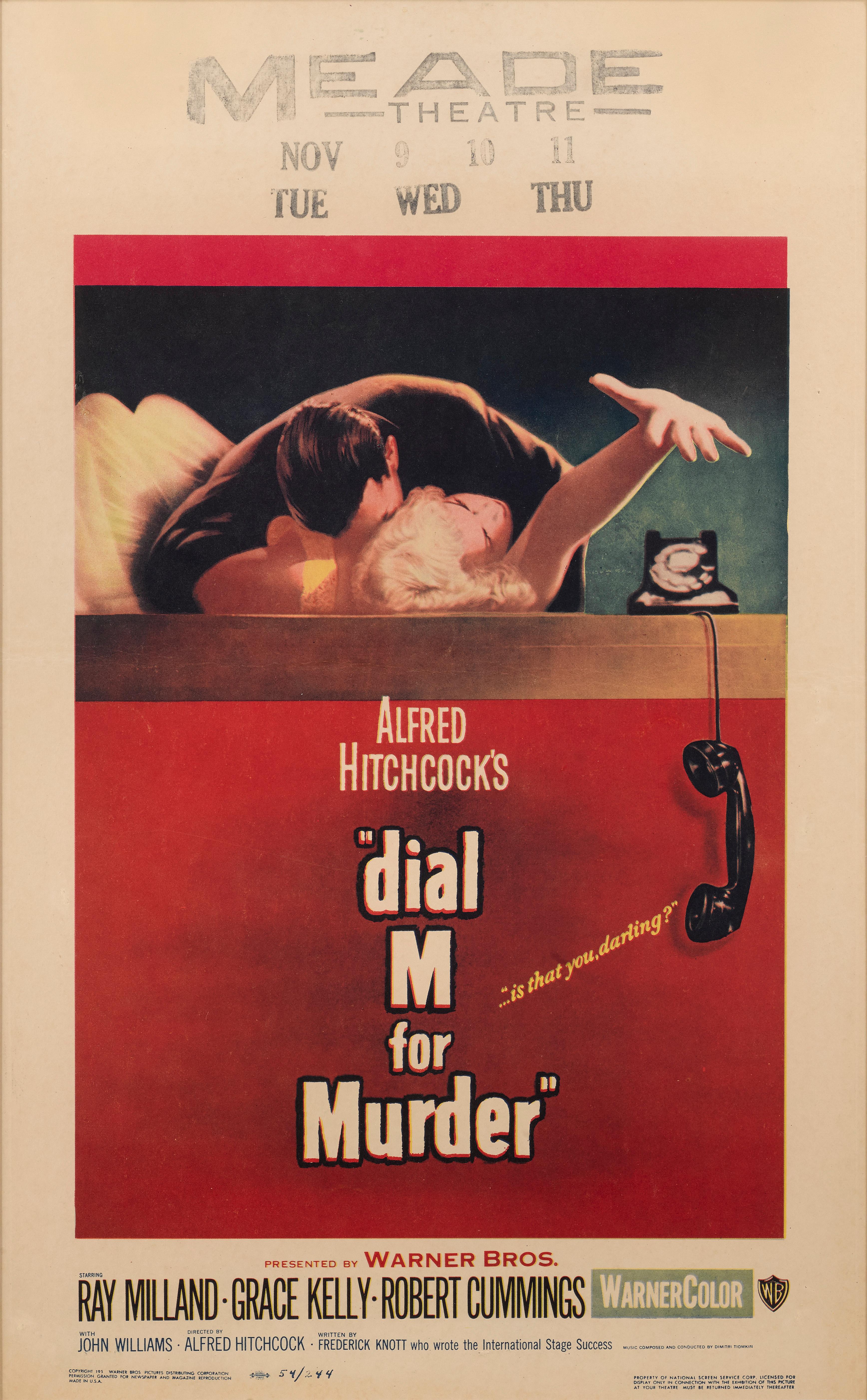 Cadran M pour Murder Excellent état - En vente à London, GB
