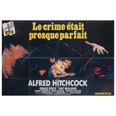 'Dial M for Murder' R1990s French Half Grande Film Poster