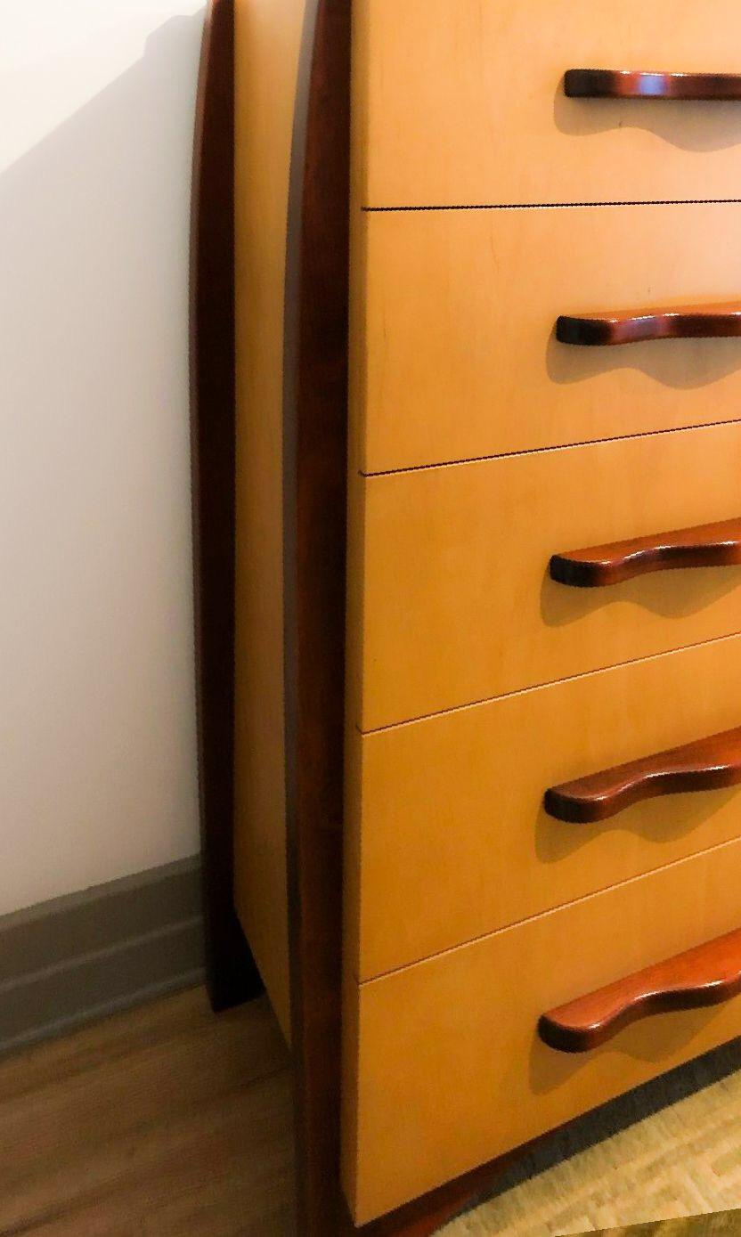 Post-Modern Dialogica Art Deco Postmodern Chest of Drawers Malindi Modernist Dresser