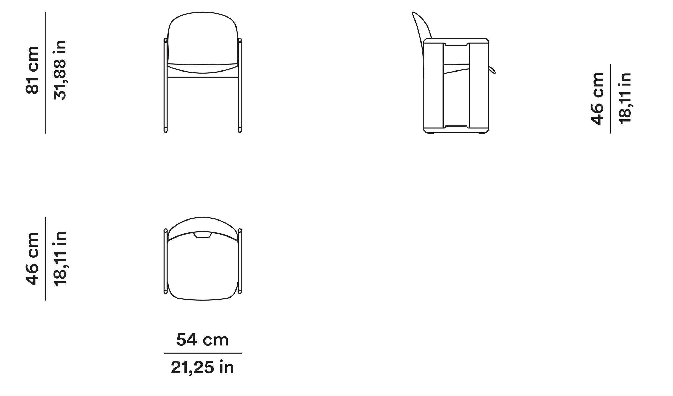 Dialogo - Silla con asiento de cuero de Tobia Scarpa para Tacchini en Nuevo estado para la venta en Alcamo, IT
