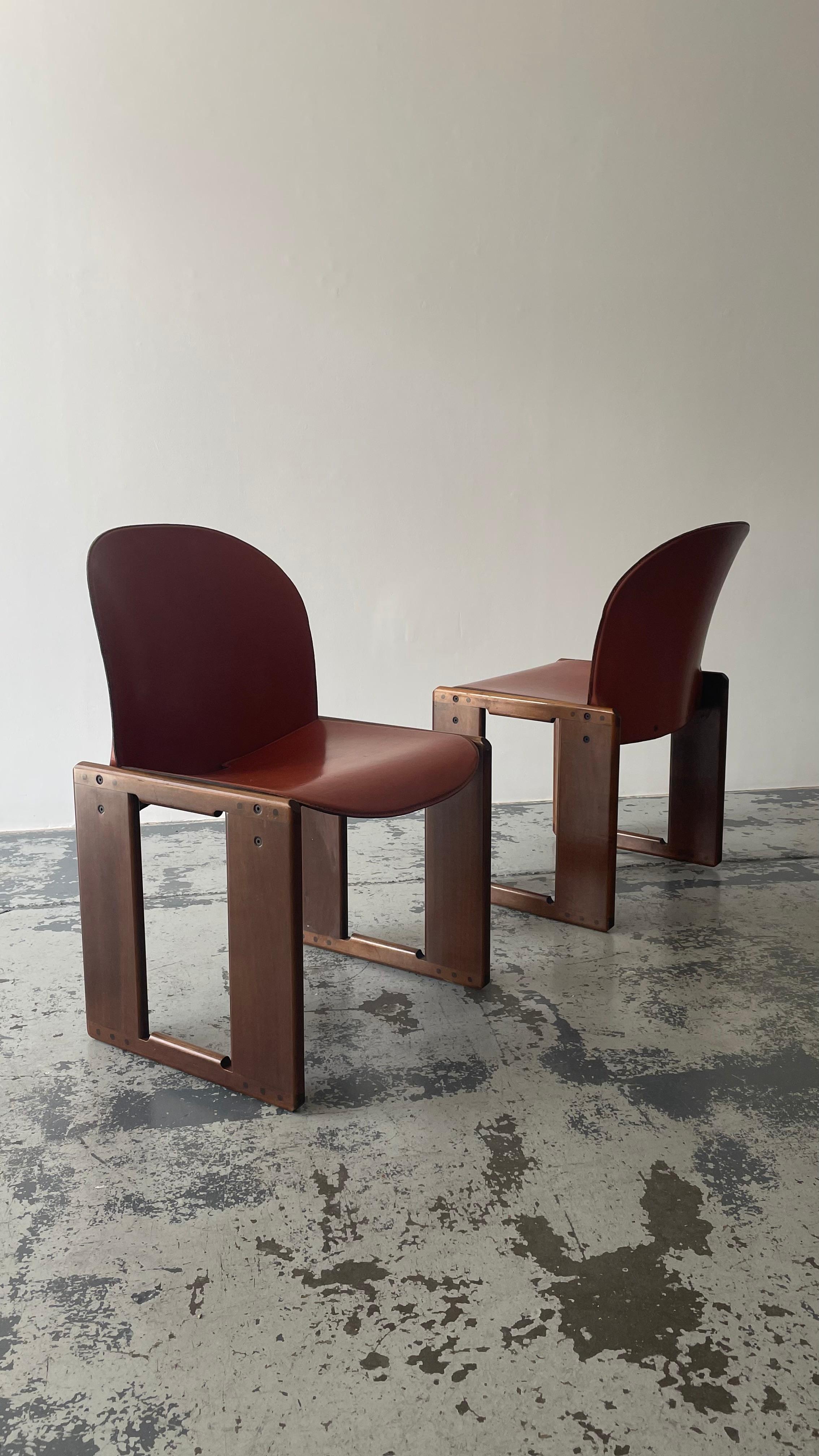 Dialogo Chairs Afra Tobia Scarpa B&B Italia 1970s For Sale 2