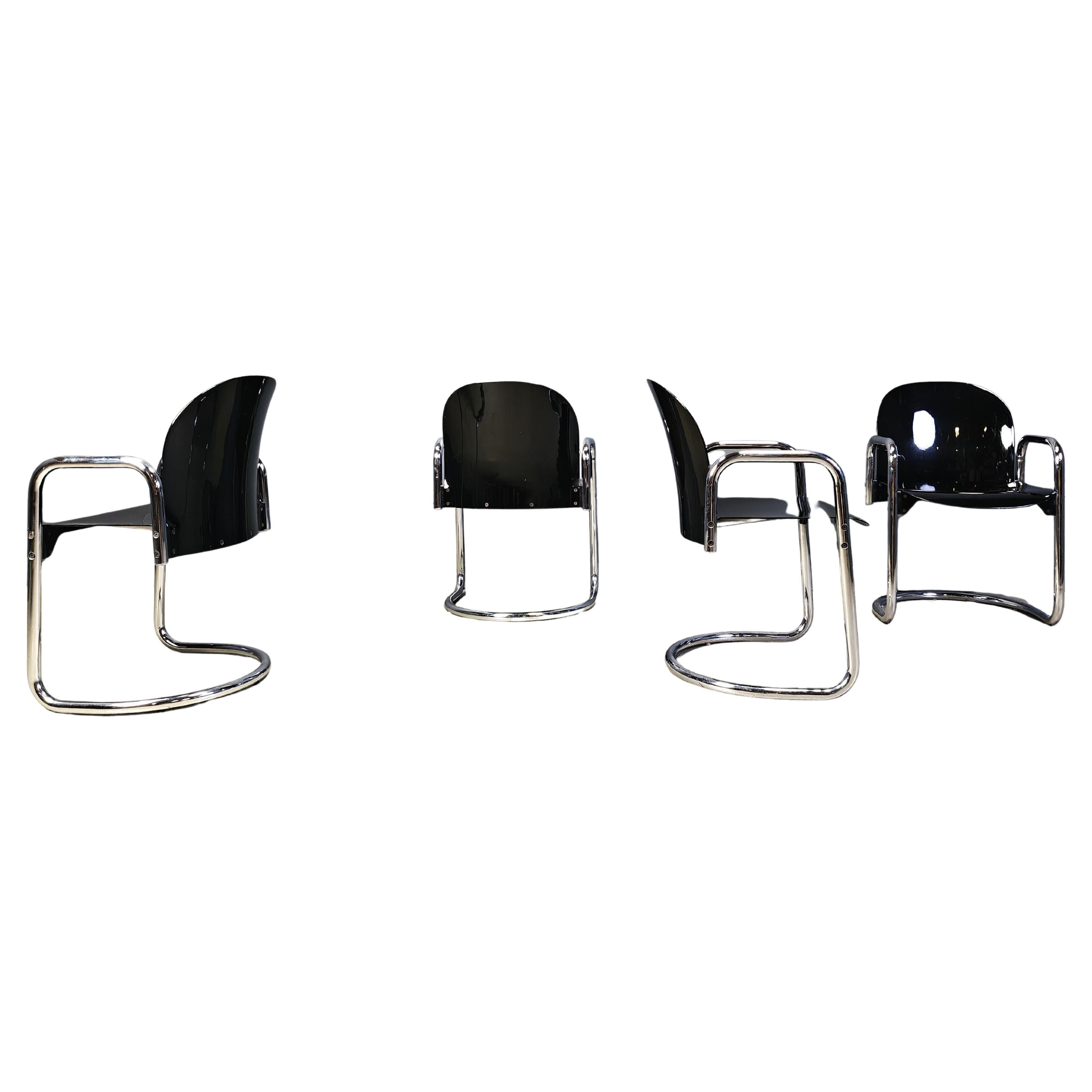 Dialogo dining chairs by Tobia Scarpa, 1970s - set of 4 in vendita